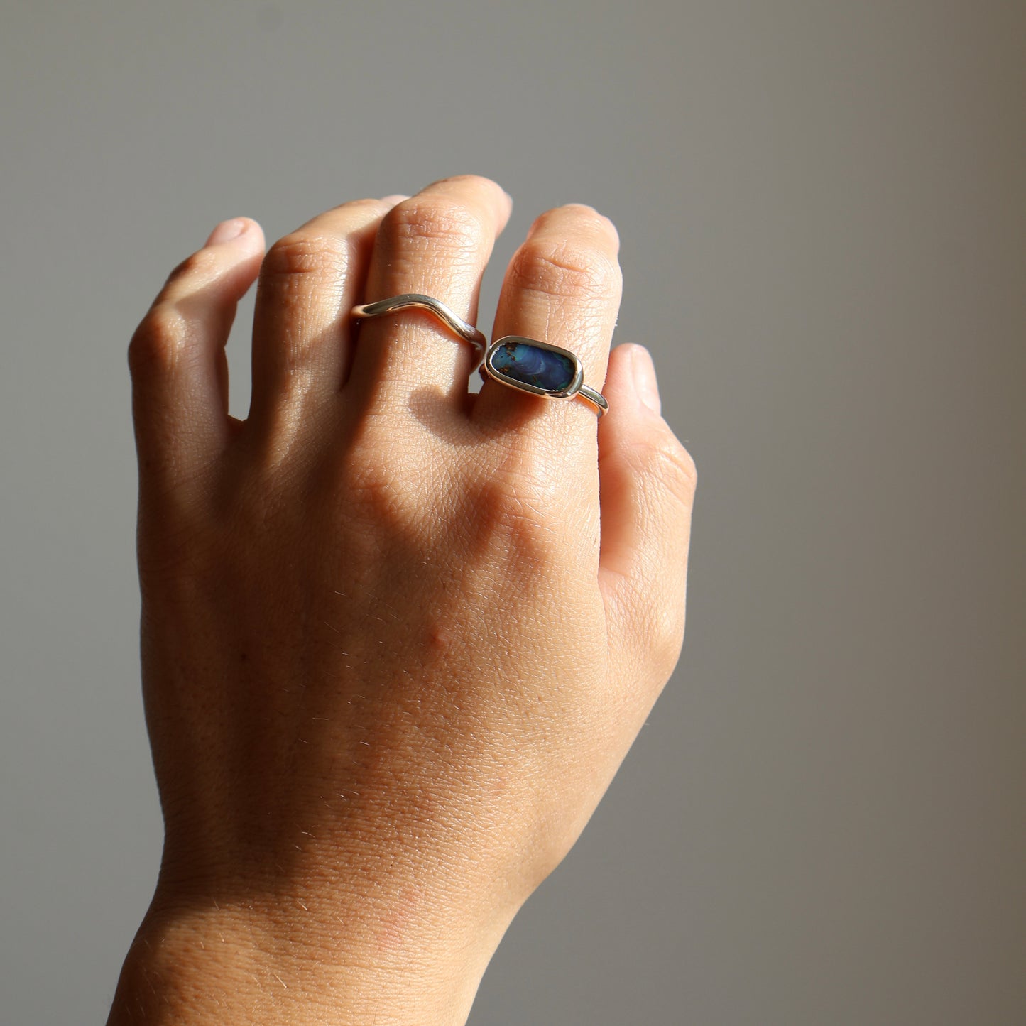 Caribbean waters Opal ring