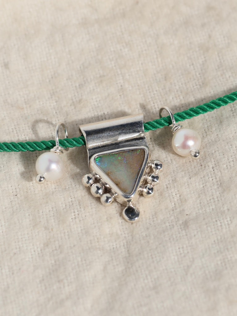 Green Modern Gypsy Necklace