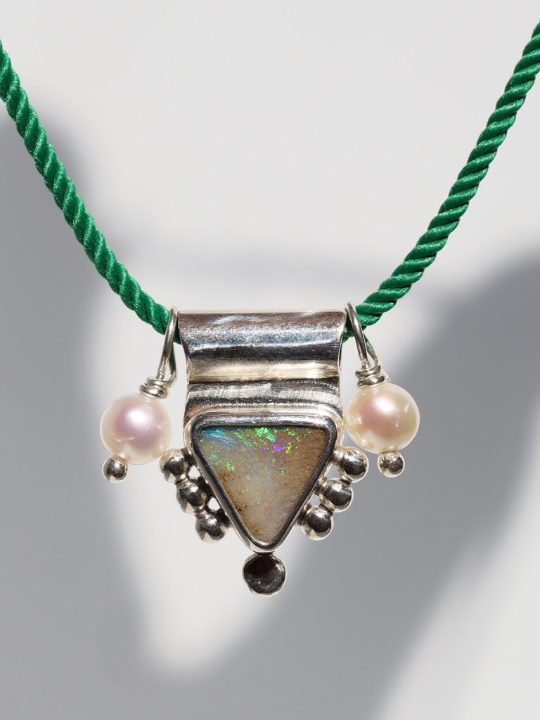 Green Modern Gypsy Necklace