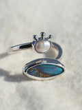 The Driftwood Pearl & Opal Ring