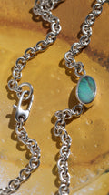 Chunky Blue Opal Choker