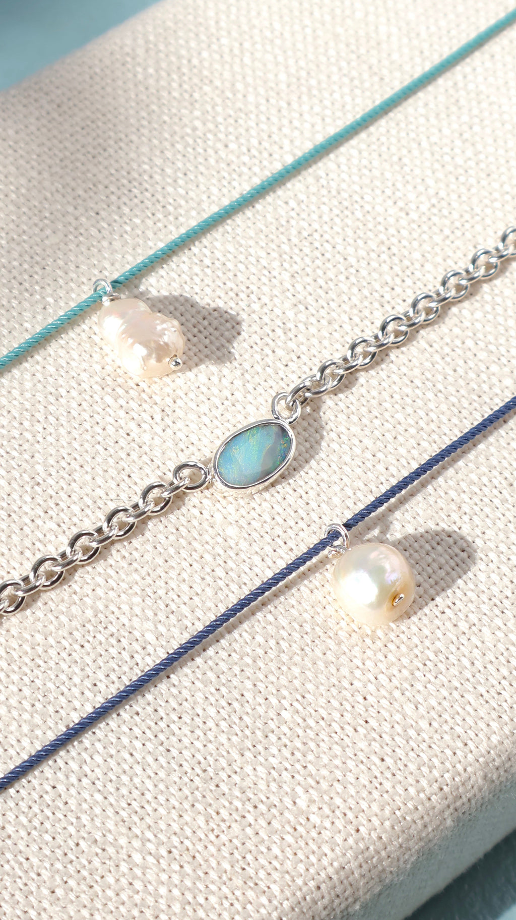 Chunky Blue Opal Choker
