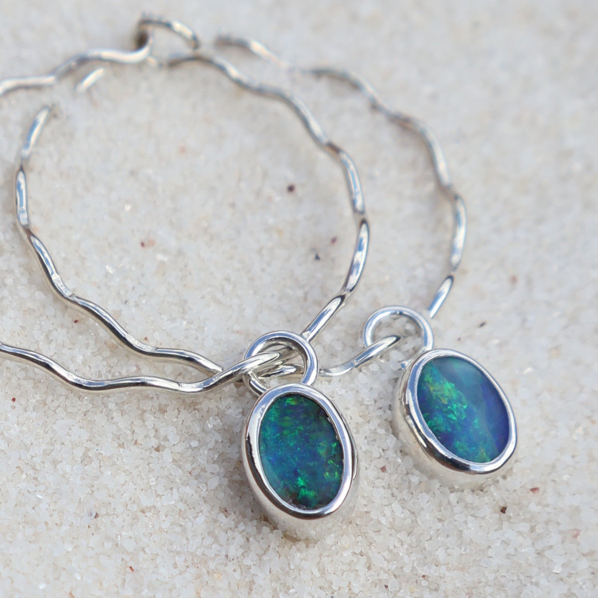 Opal Tide Hoops