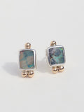 Opal Gold Accent Studs