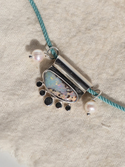 Blue Modern Gypsy Necklace