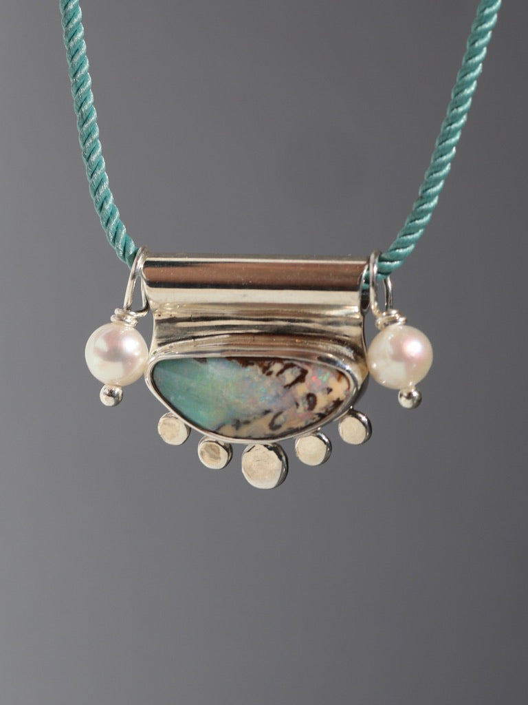 Blue Modern Gypsy Necklace