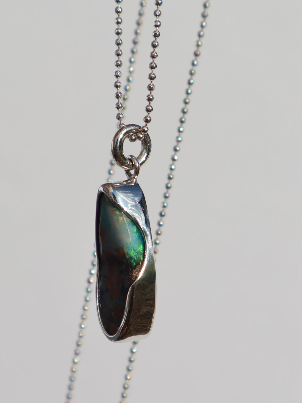 Modern Opal Pendant