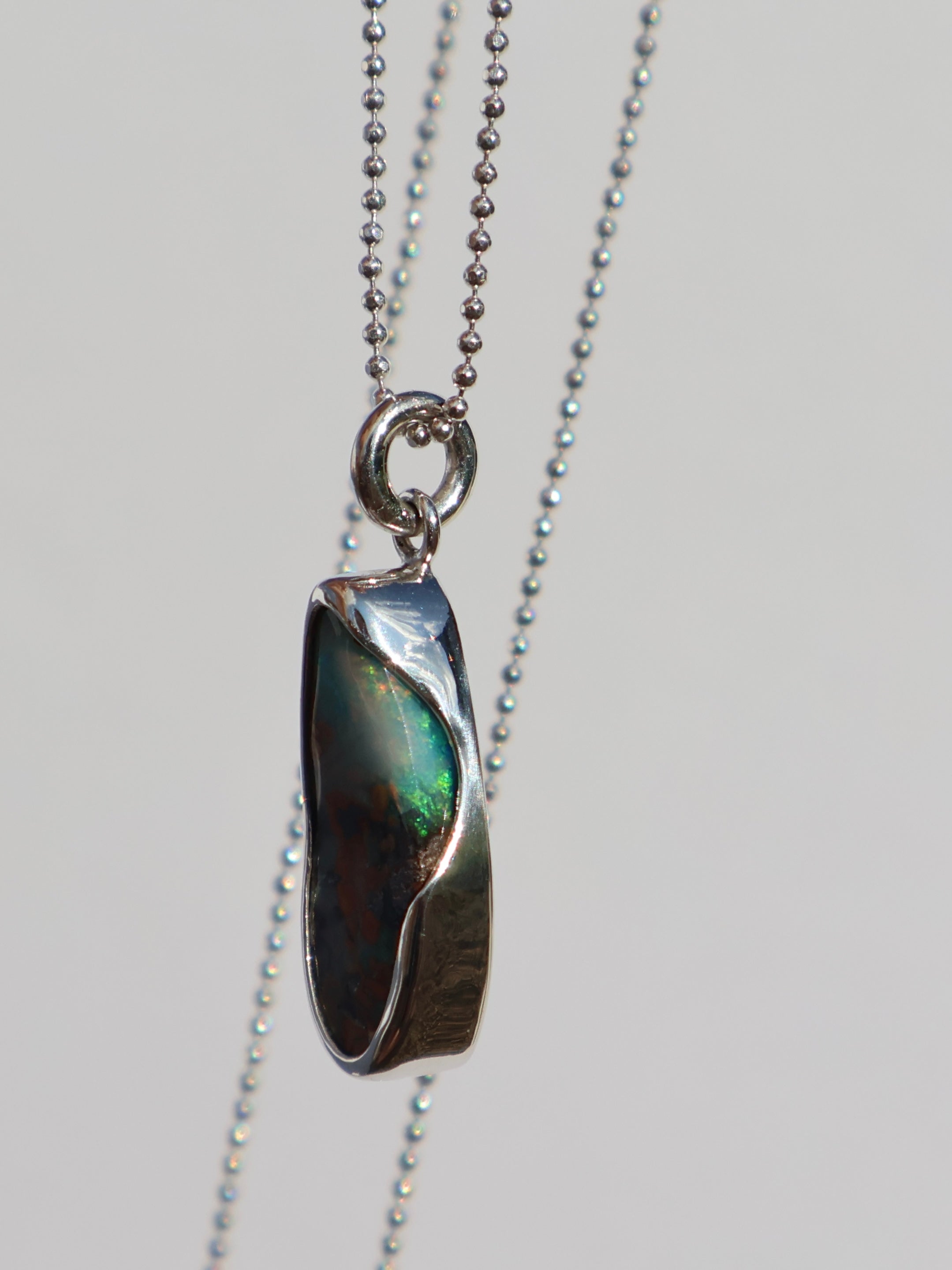 Modern Opal Pendant