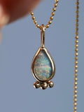 Gold Aussie Opal pendant