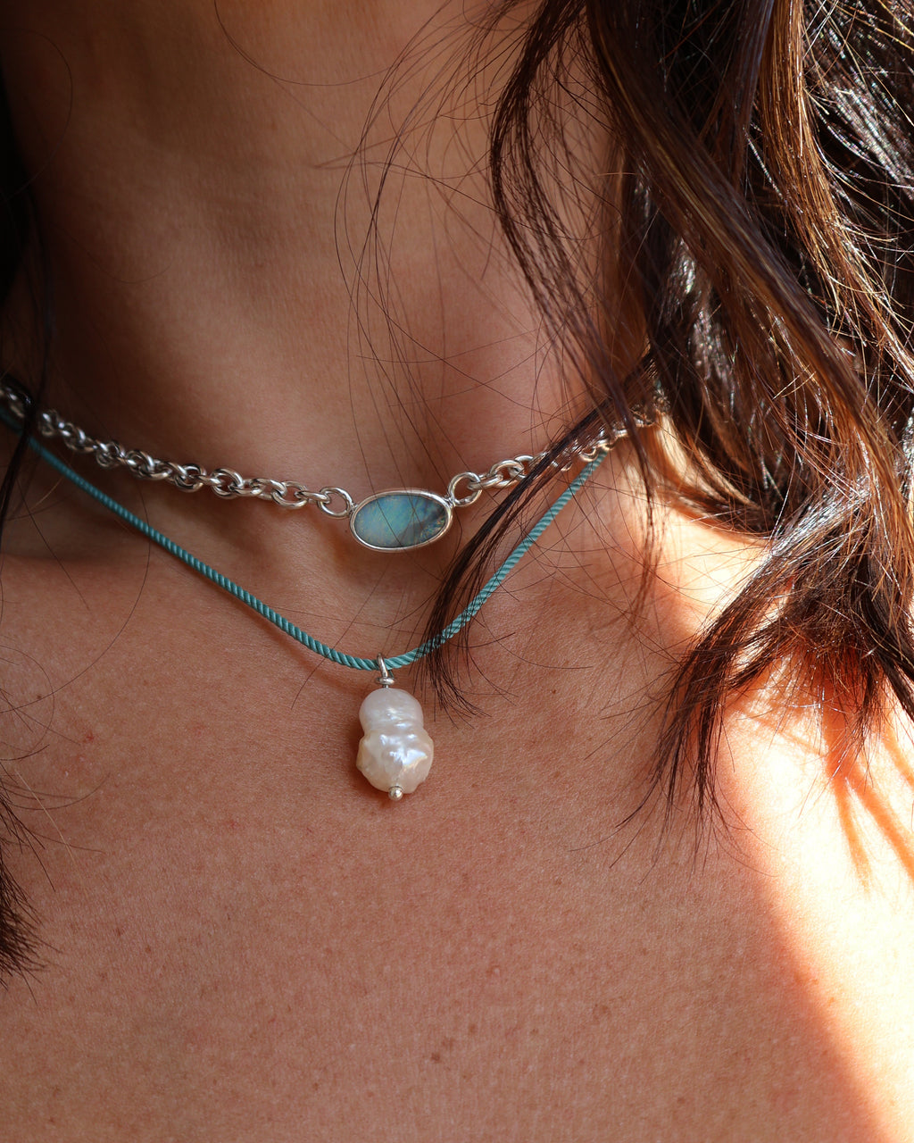 Wonky Fresh Water Pearl Pendant