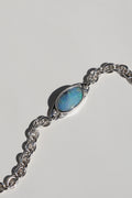Custom Blue Opal bracelet