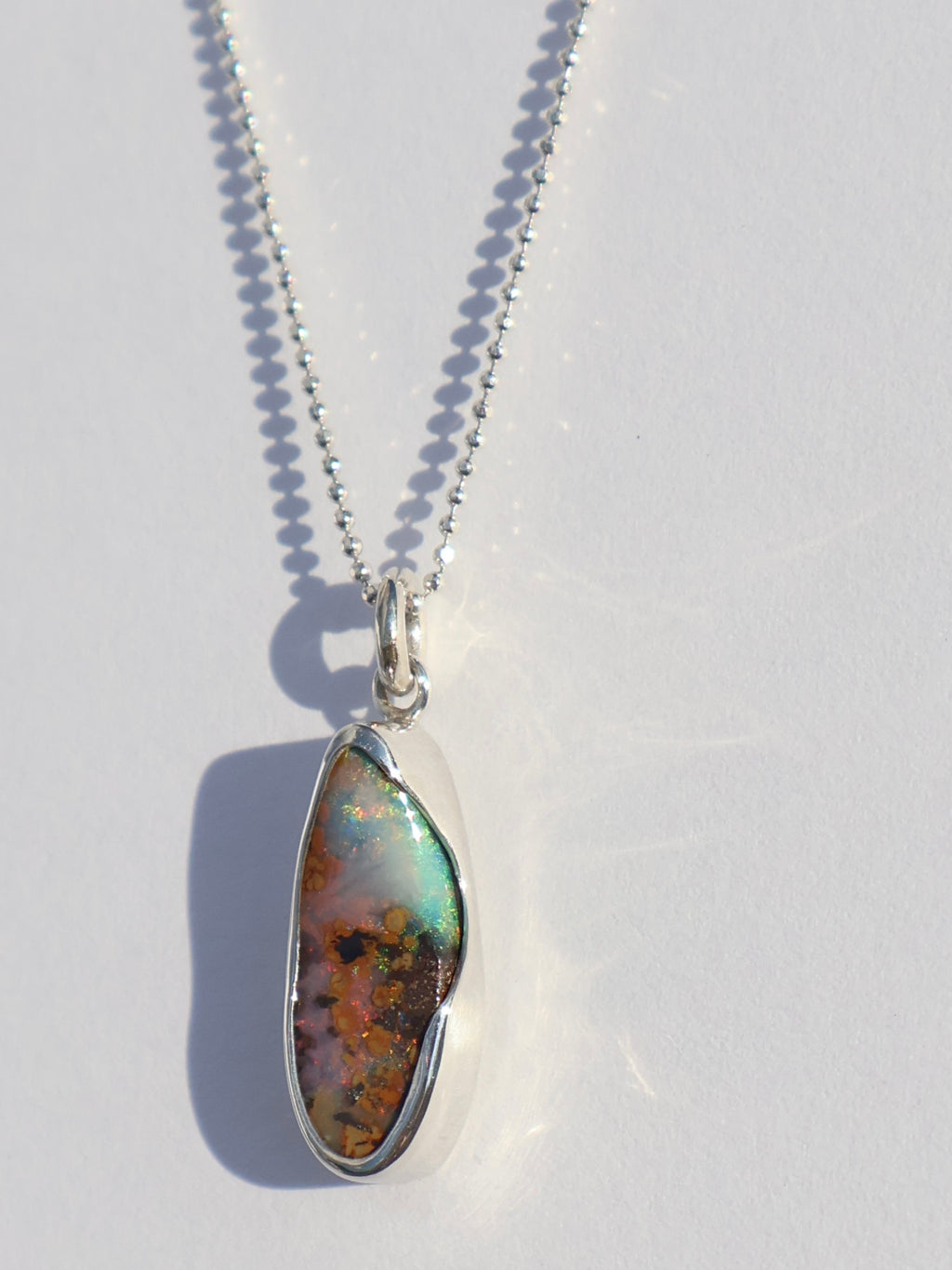 Modern Opal Pendant