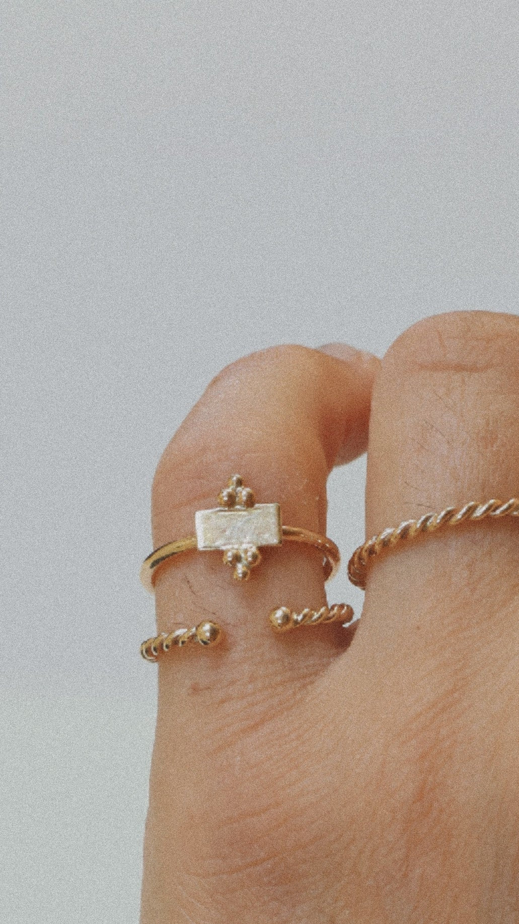 Gold Dotted Cuff