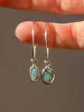 Lighting ridge opal earrings