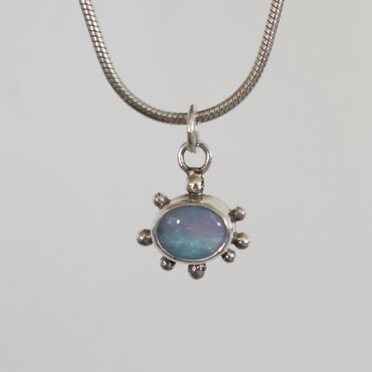 Funky purple pendant charm