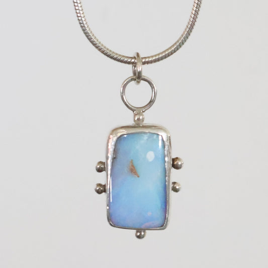 Baby blue delight pendant charm