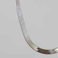 Sterling Silver Herringbone Chain 18"