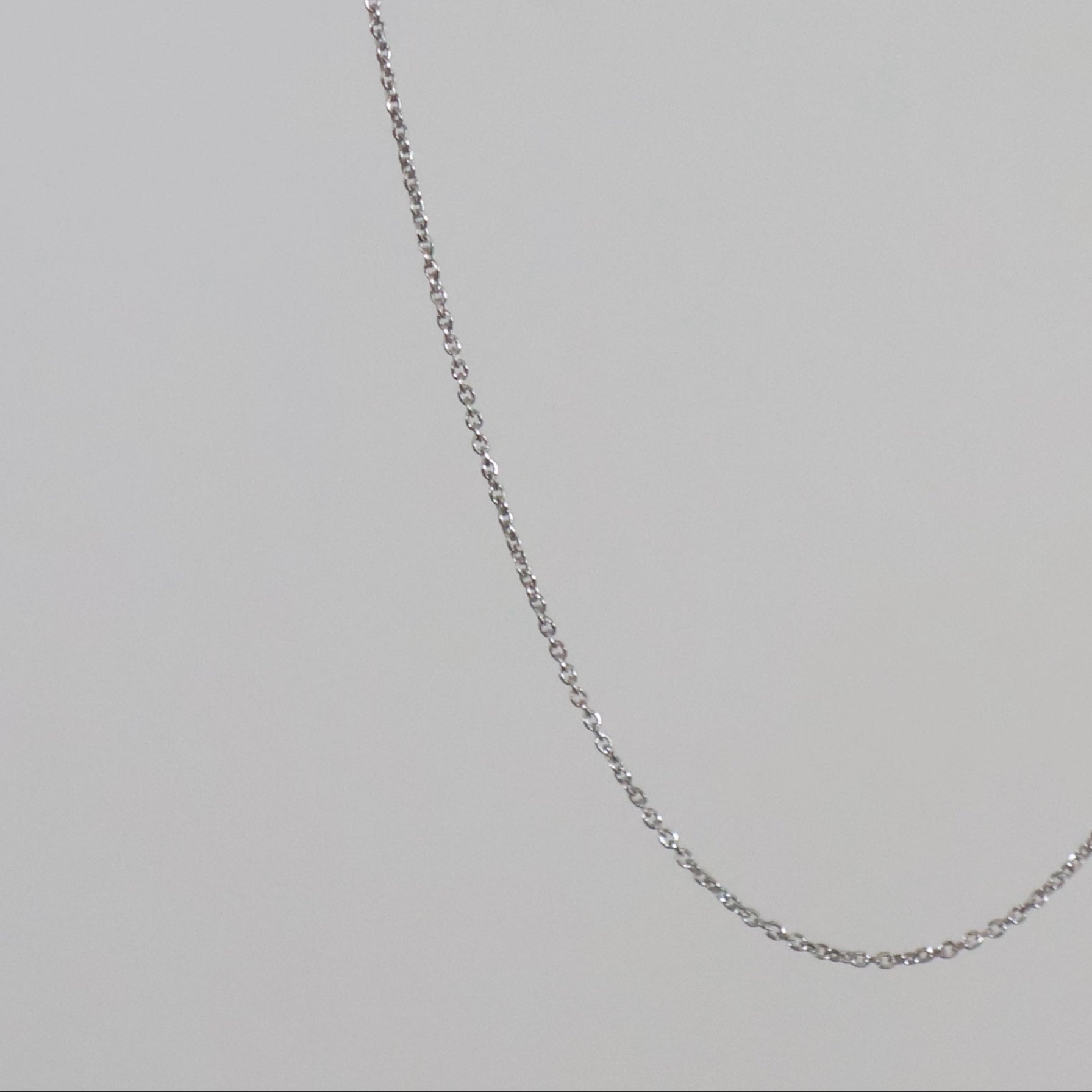 Sterling Silver Cable Chain 18"