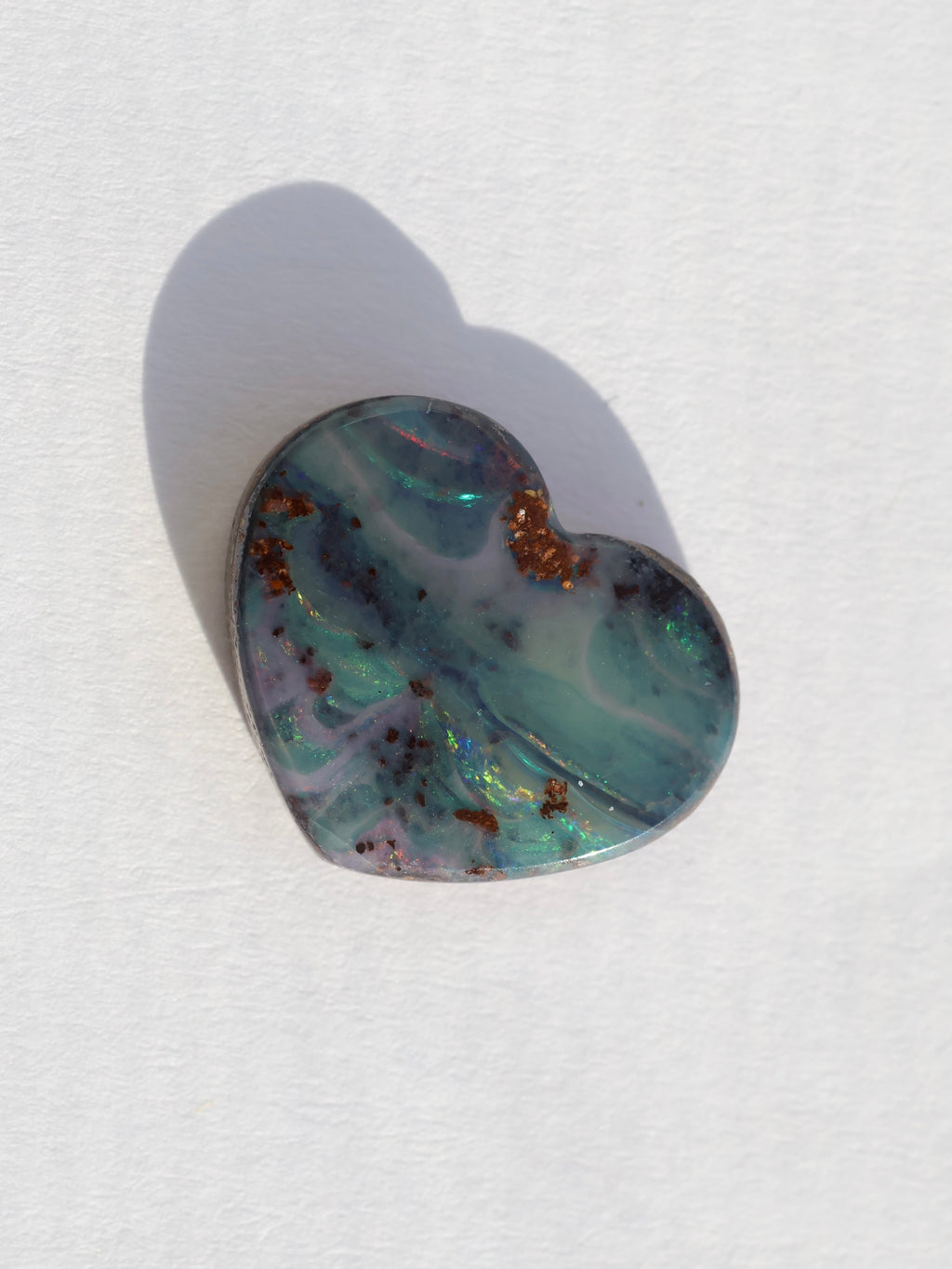 Custom Heart Aussie Opal