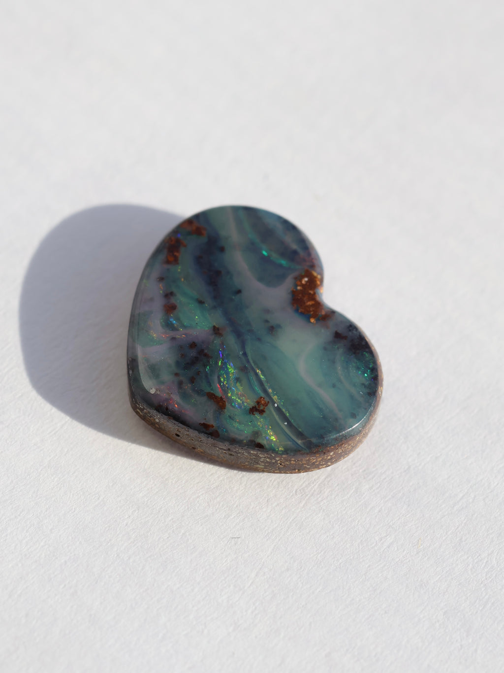 Custom Heart Aussie Opal