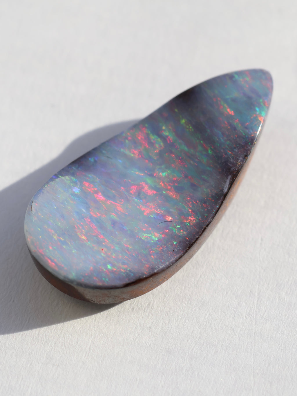 Custom Teardrop Cotton Candy Aussie Opal