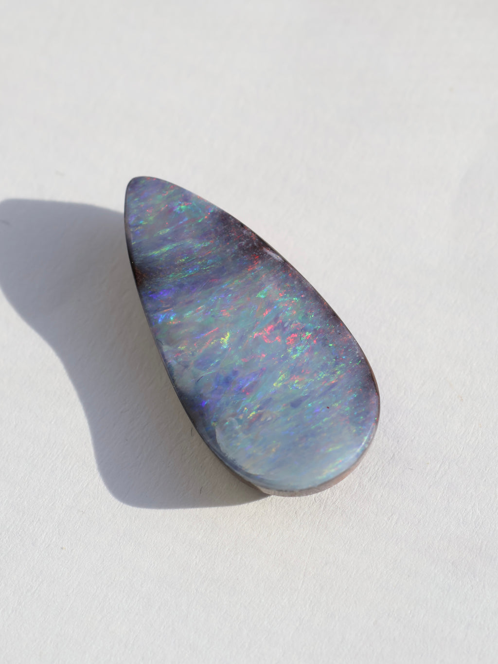 Custom Teardrop Cotton Candy Aussie Opal
