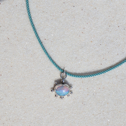 Funky Blue Opal Charm