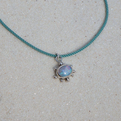 Funky Blue Opal Charm
