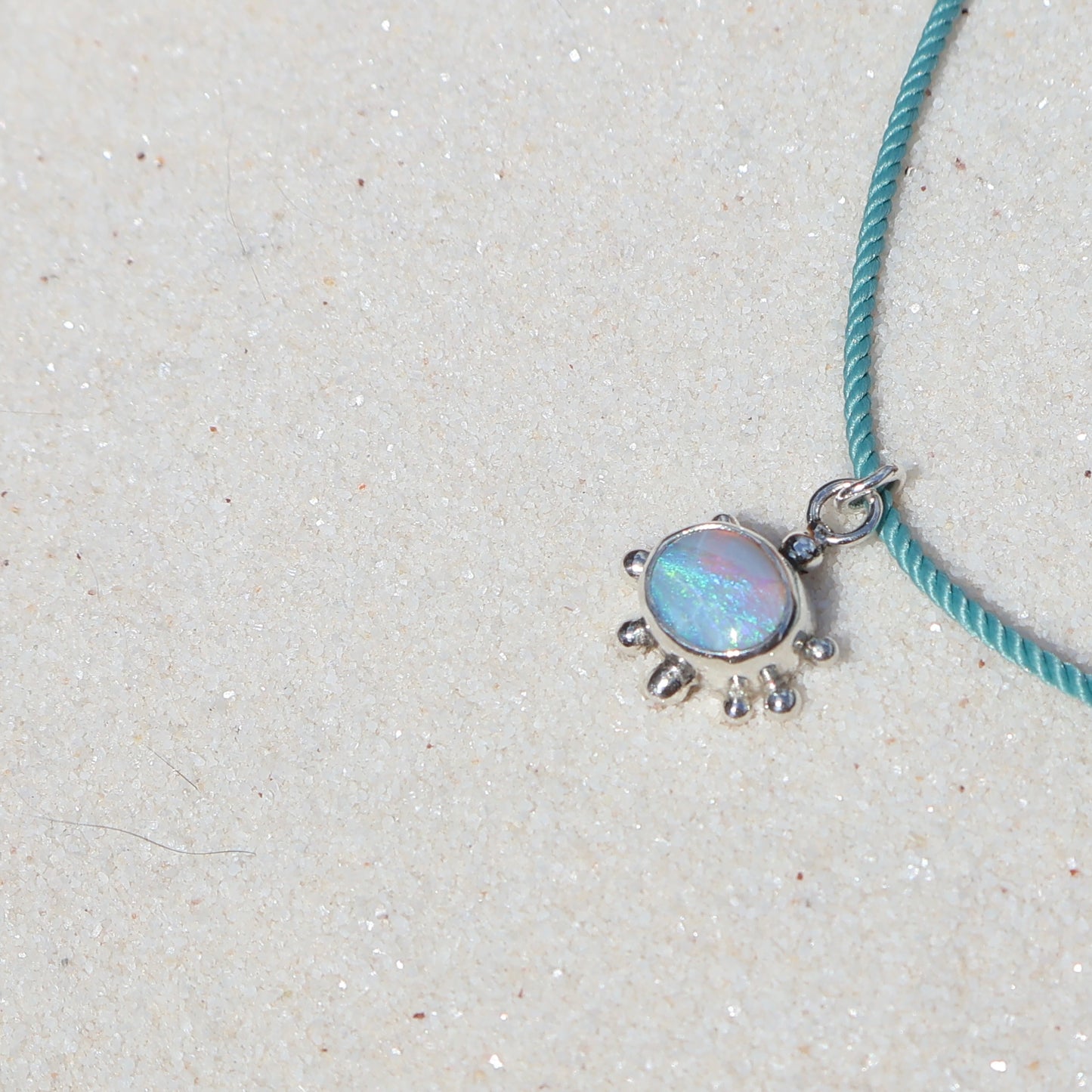 Funky Blue Opal Charm