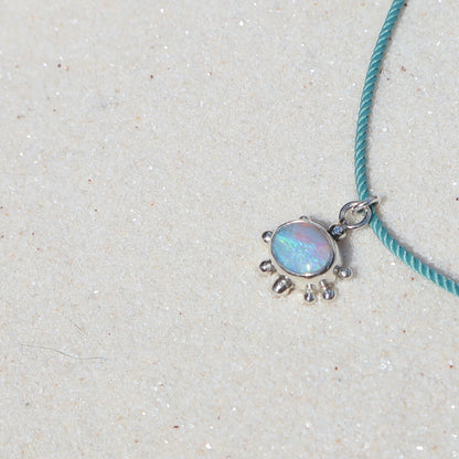 Funky Blue Opal Charm