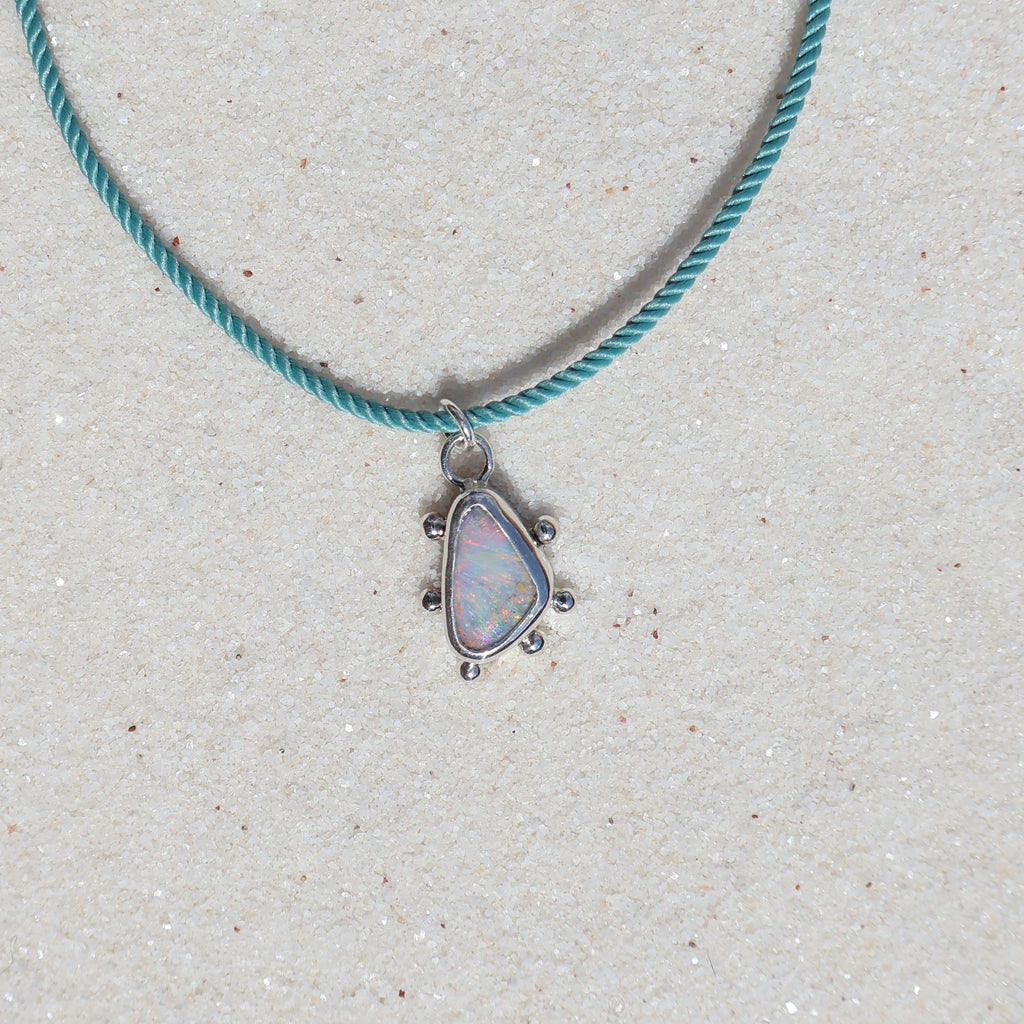 Cotton Candy Opal Charm