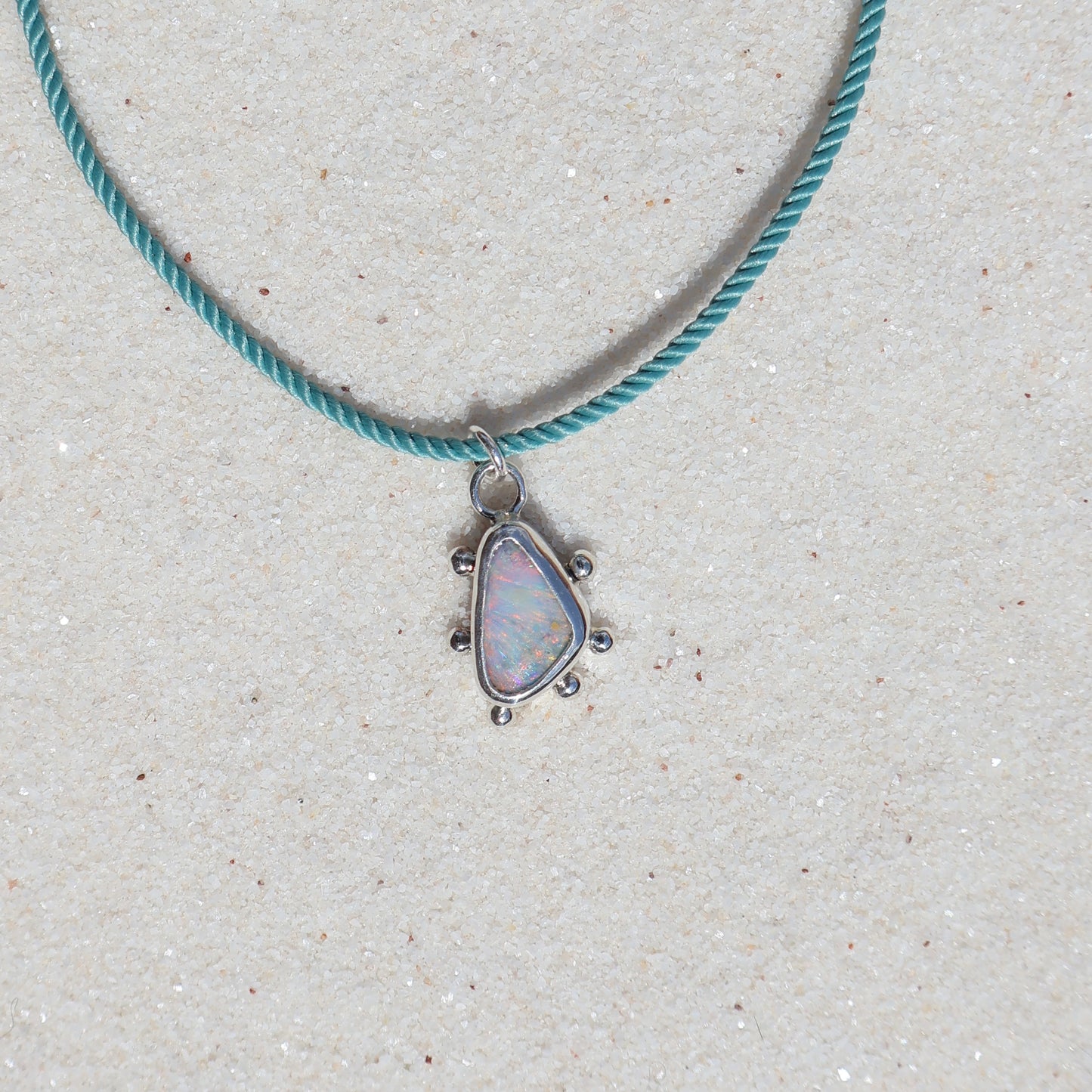 Cotton Candy Opal Charm