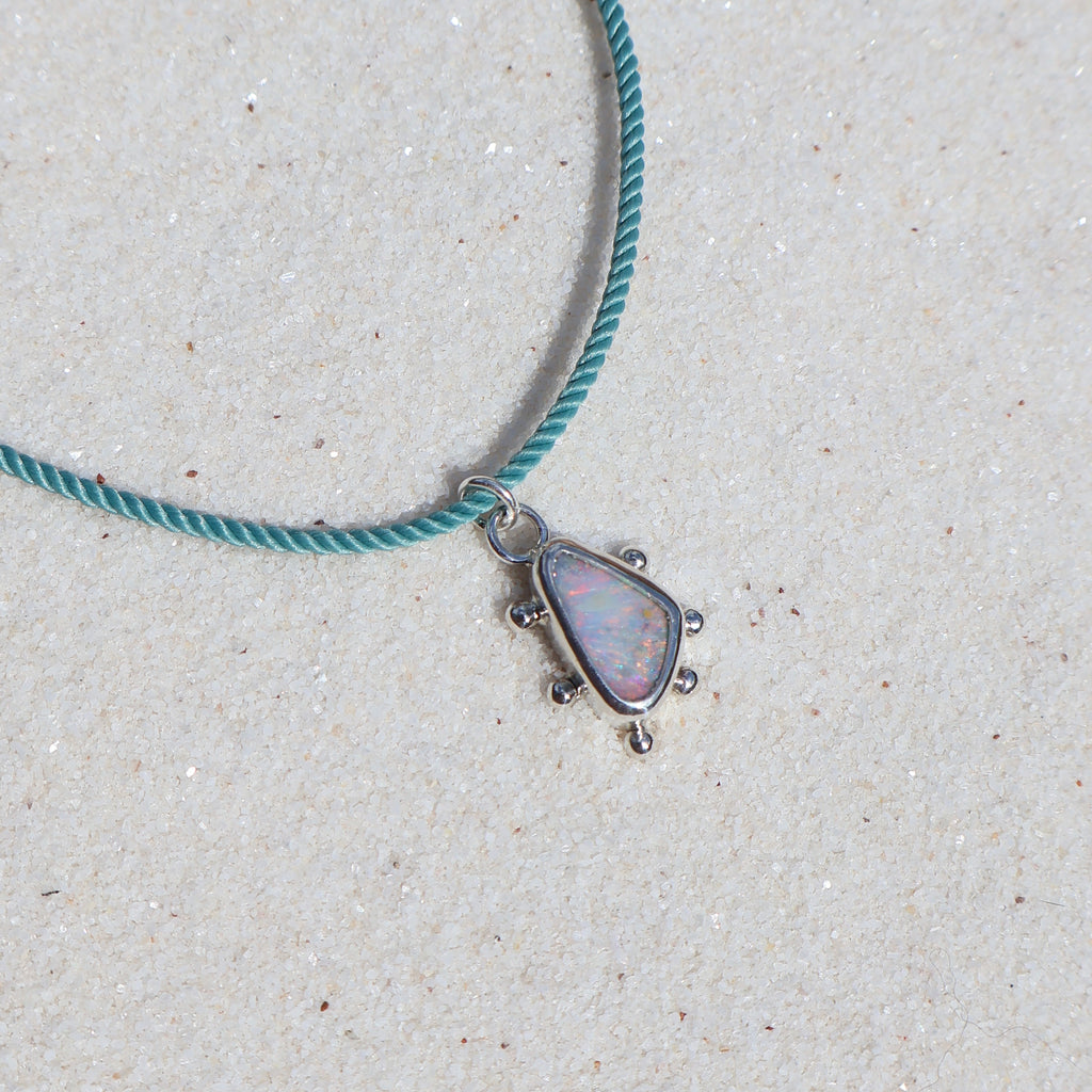 Cotton Candy Opal Charm