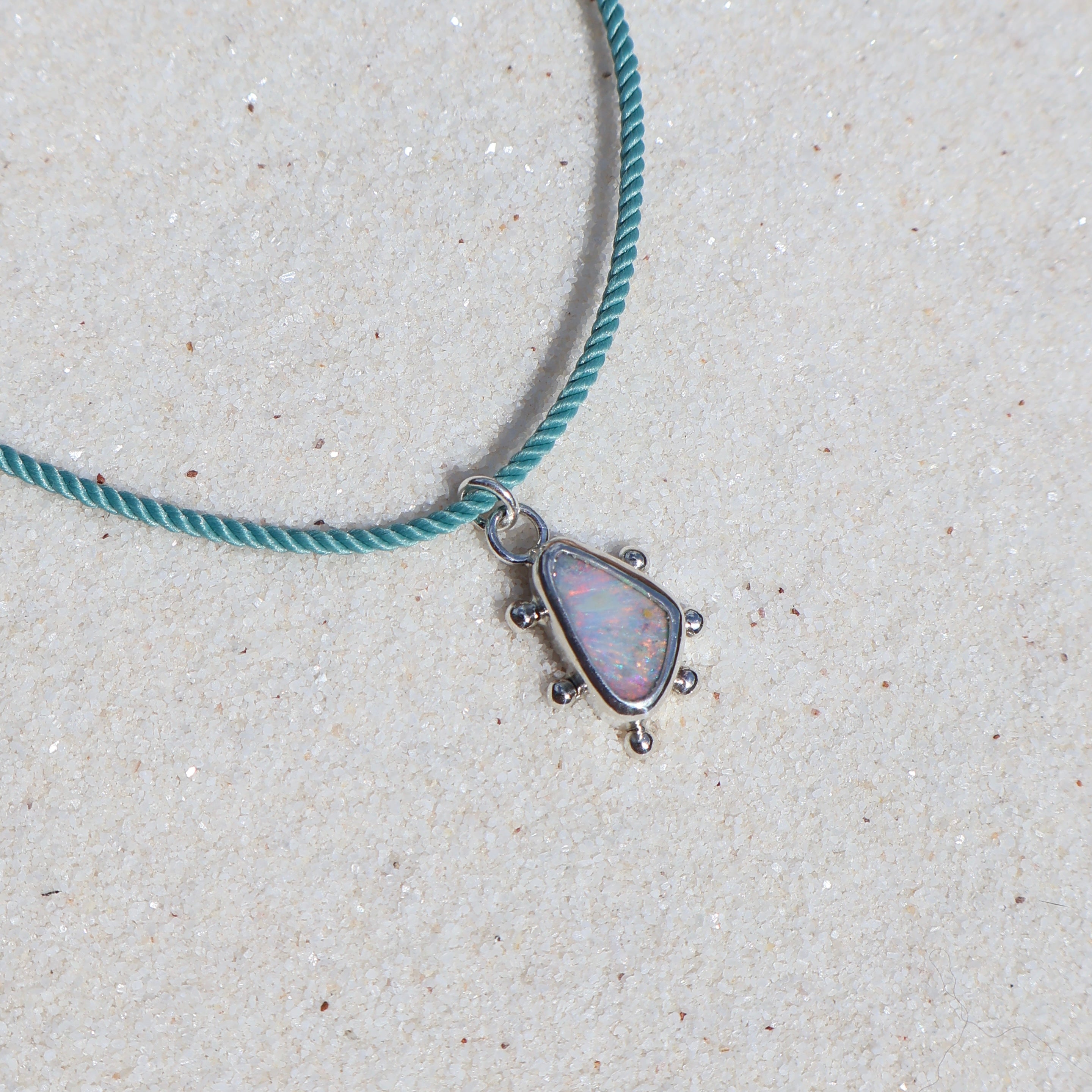 Cotton Candy Opal Charm