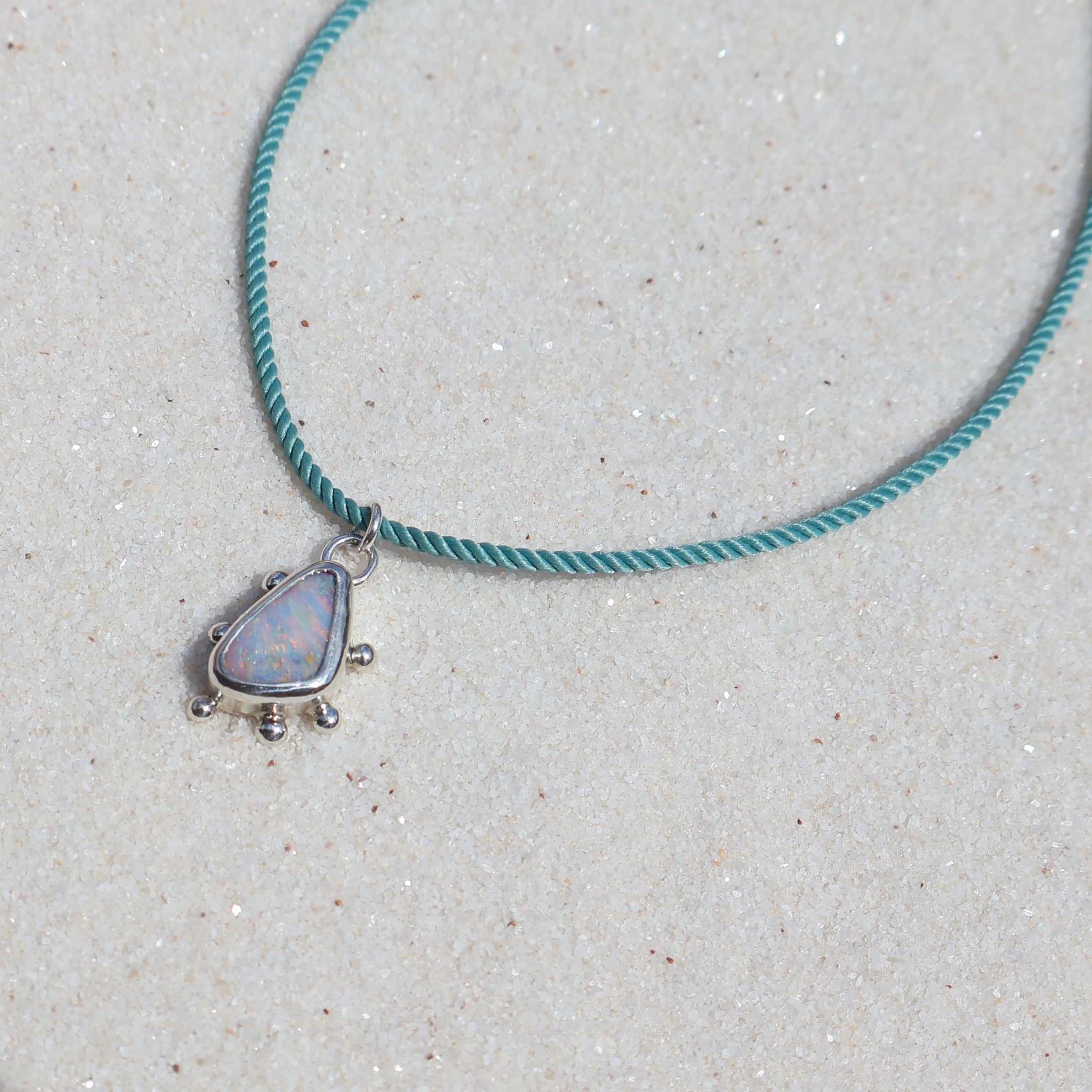 Cotton Candy Opal Charm