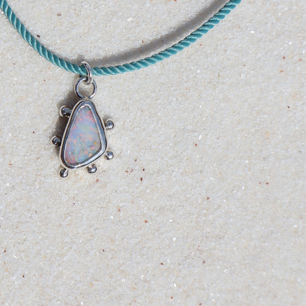 Cotton Candy Opal Charm