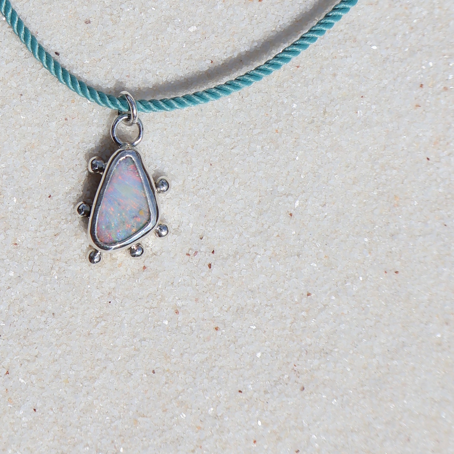 Cotton Candy Opal Charm