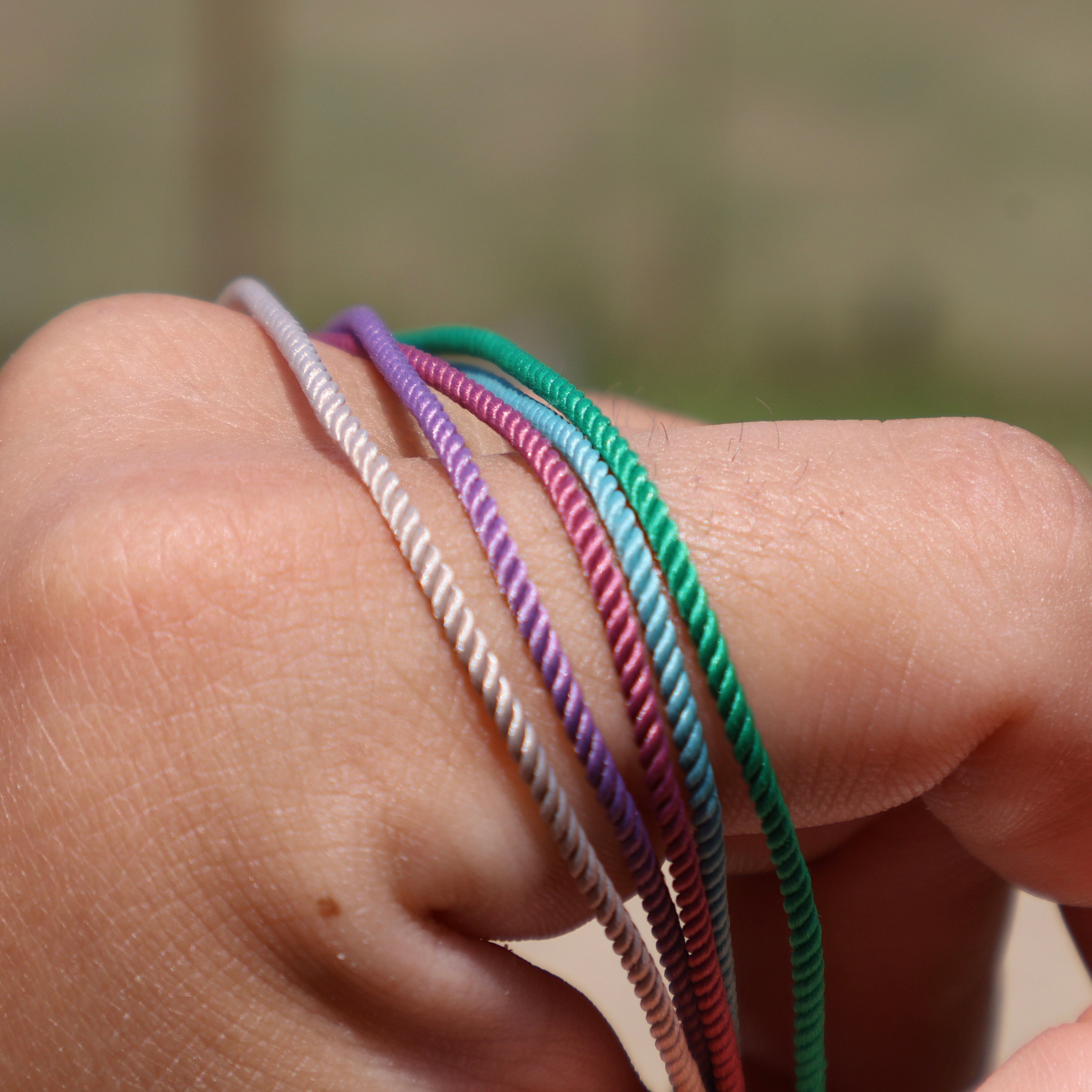 Braided Cord Rope chain 16.5"