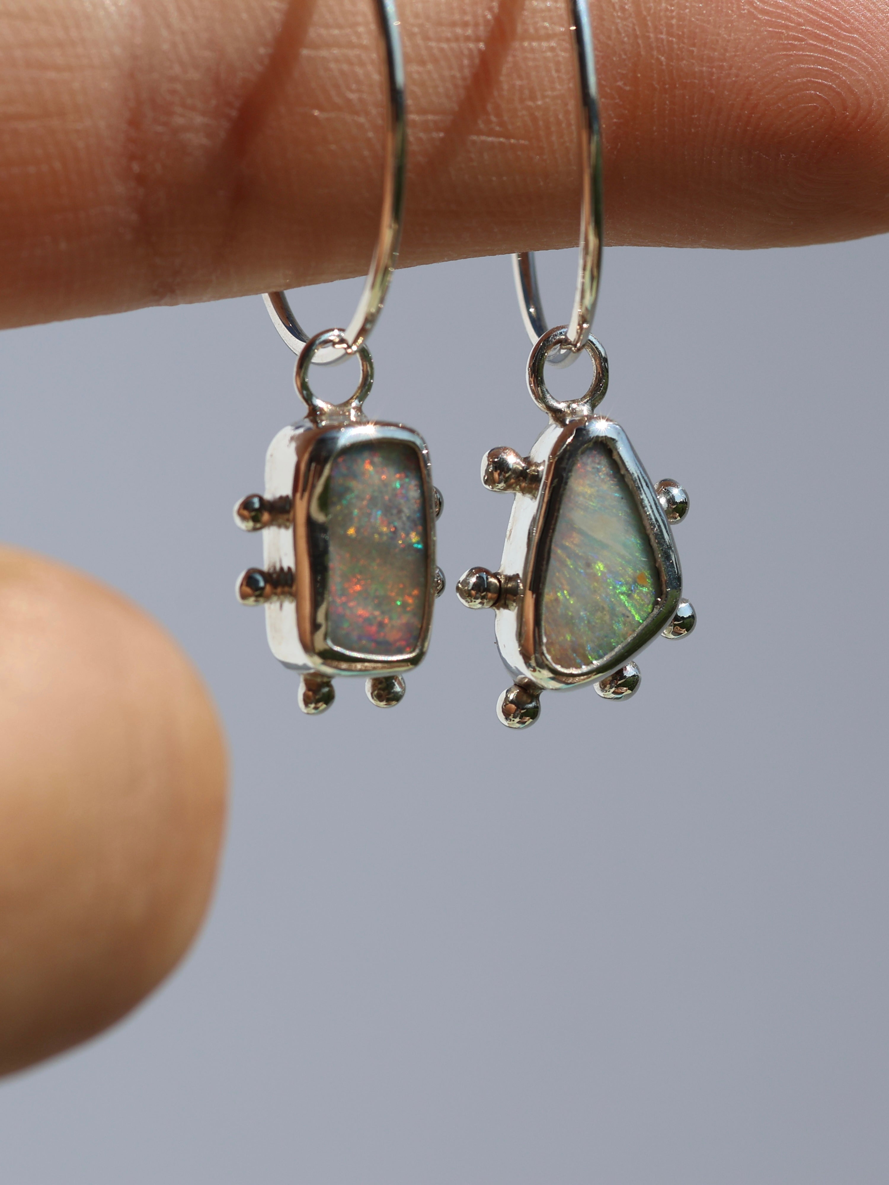 Mixmatched Aussie Opal Ear Charms