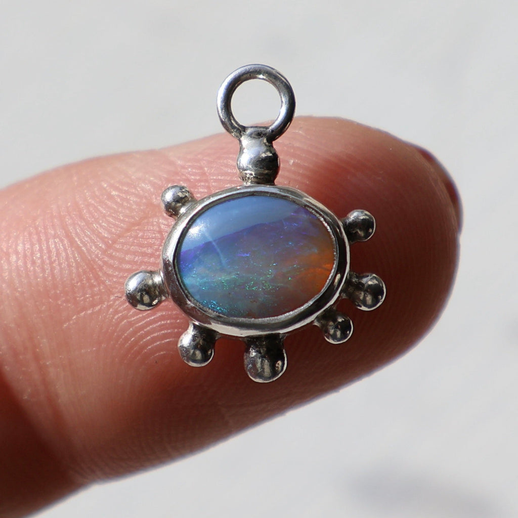 Funky Blue Opal Charm