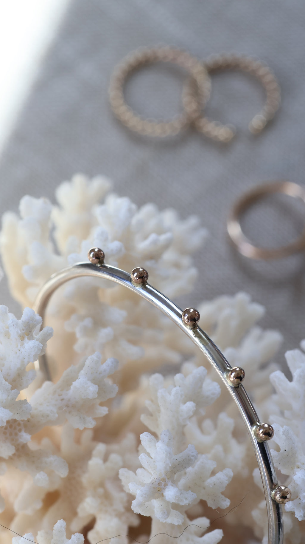 Gold Dotted Cuff