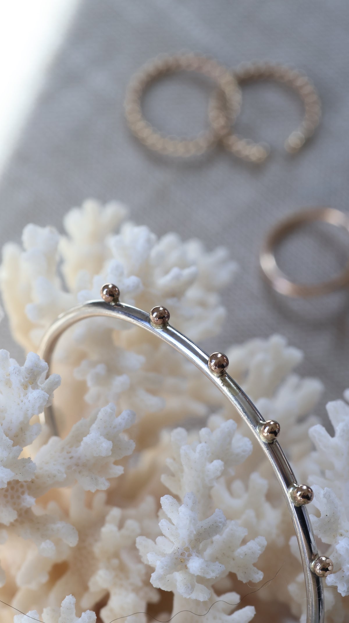 Gold Dotted Cuff